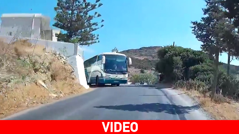 Ο… ραλίστας οδηγός λεωφορείου της Σύρου